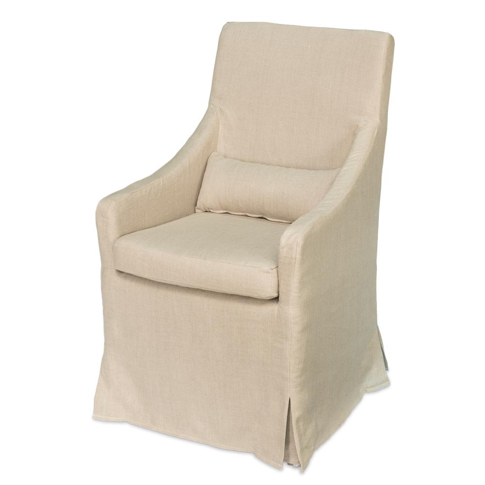 skirted arm chair